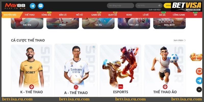 Game May88 - Sân chơi Bắc Âu đẳng cấp nhất hiện nay 3 Giao diện game May88 có thiết kế hiện đại