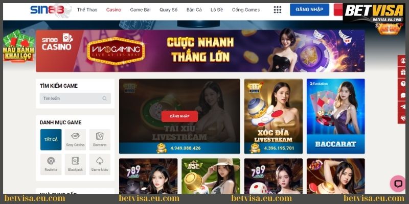 Game Sin88 - Review nền tảng cá cược khuynh đảo châu Á 2 Review chi tiết hệ thống game Sin88 cực kỳ đa dạng