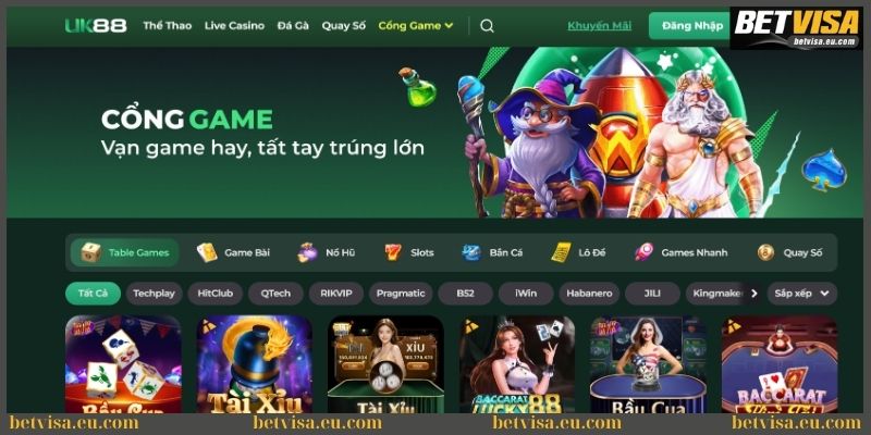Game UK88 - Review nhà cái Anh Quốc đỉnh nhất hiện nay 1 Review nền tảng chơi game UK88 đang hot hiện nay
