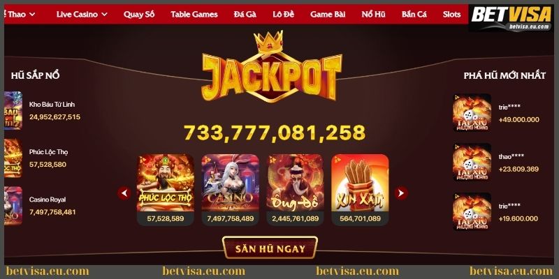 Game Xo88 - Thiên đường giải trí cá cược số 1 tại Việt Nam 4 Nổ hũ đổi thưởng nhận jackpot khủng tại game Xo88