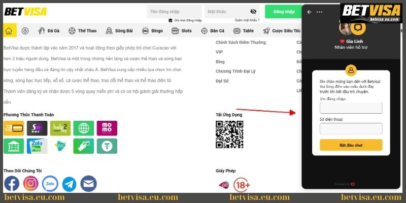 Hướng dẫn đăng ký Betvisa siêu nhanh chỉ với vài bước 3 Lưu ý liên hệ hỗ trợ đăng ký tài khoản Betvisa