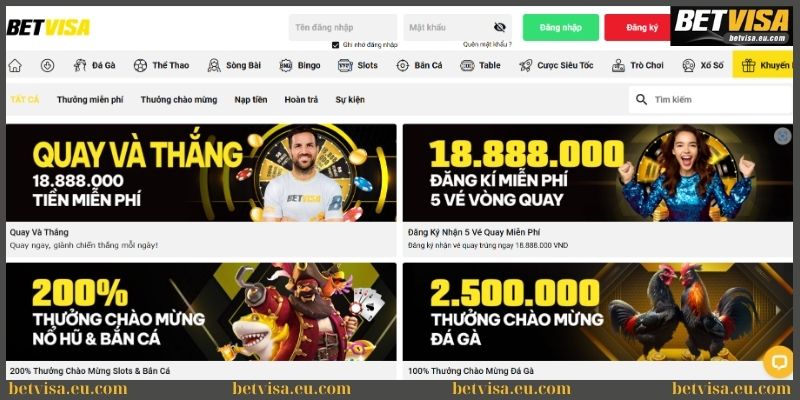 Khuyến mãi Betvisa - Top các sự kiện đình đám hiện nay 1 Top các sự kiện khuyến mãi Betvisa đình đám hiện nay