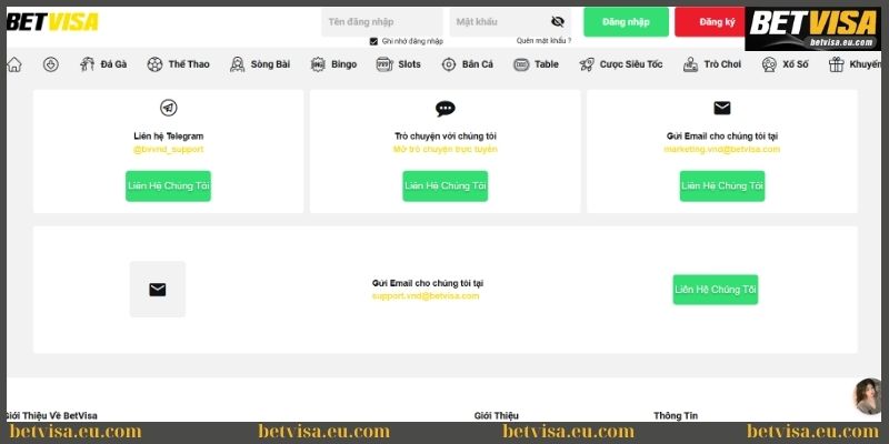 Liên hệ 4 Những lưu ý cần nhớ khi thực hiện liên hệ Betvisa